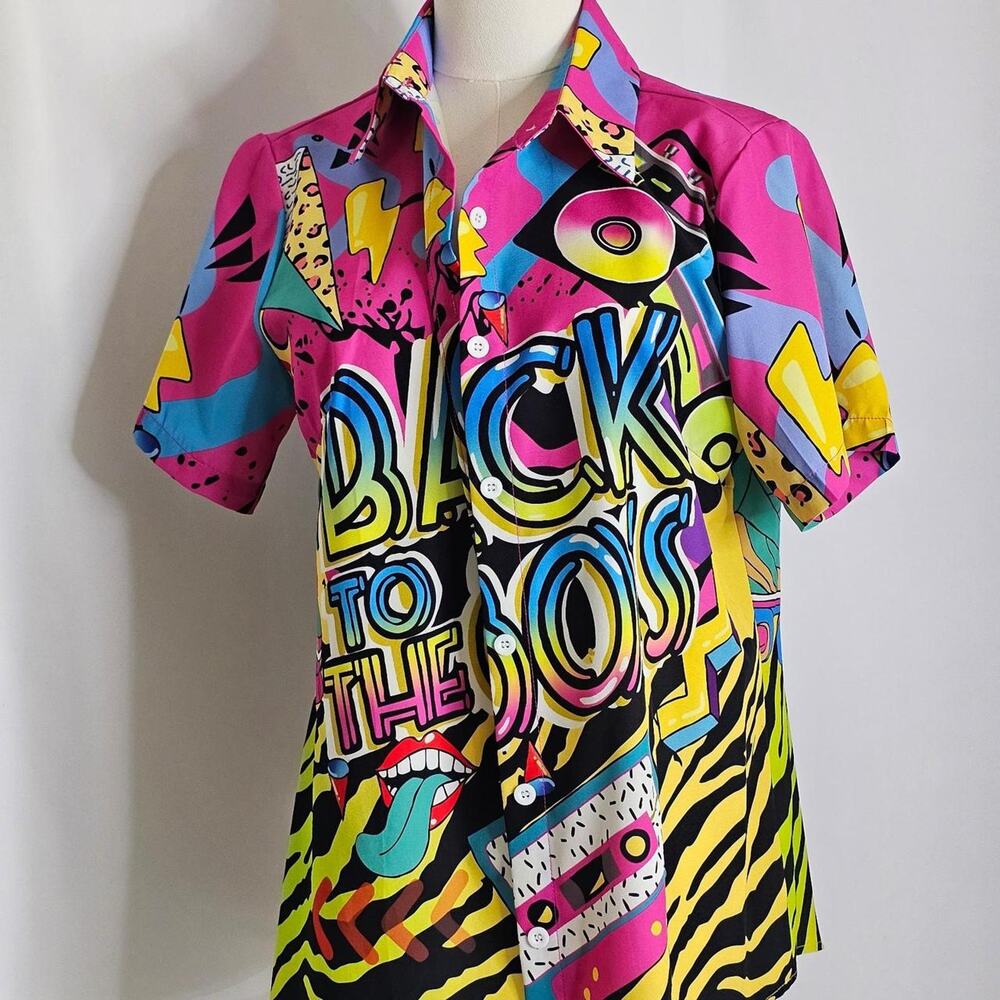 Back To The 80s Retro Theme Unisex S Party Shirt